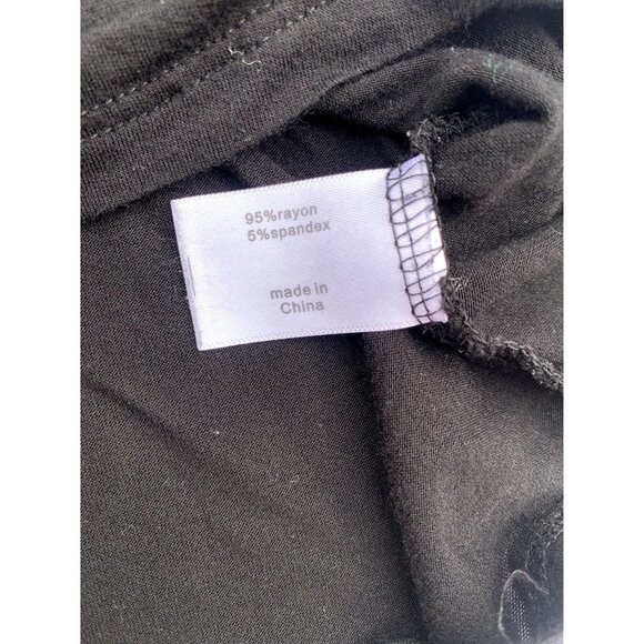 Lane Bryant Black Tank Top Sleeveless Shirt Criss Cross Lace Front 18/20 Plus Si - Picture 4 of 7